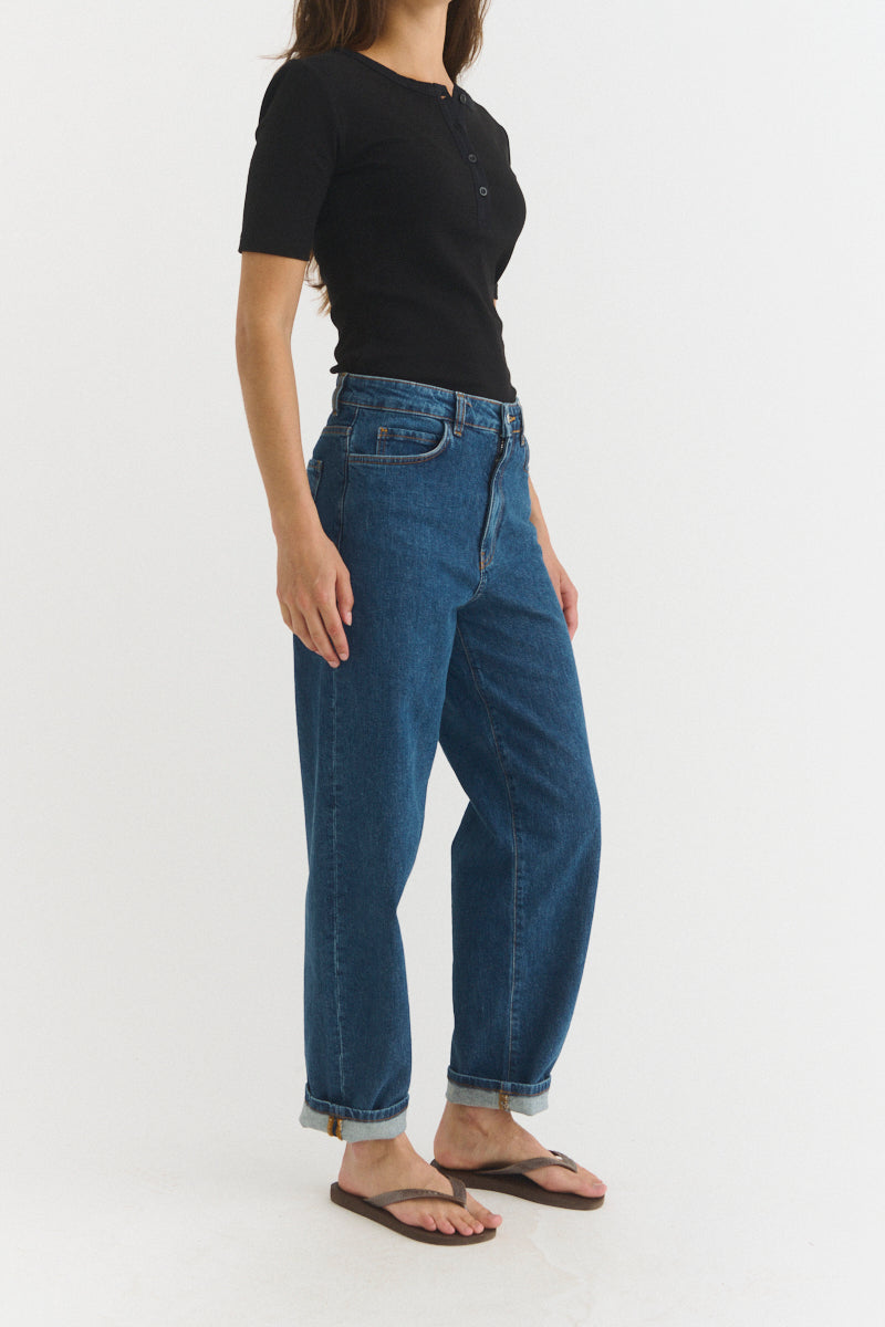 Basic Apparel Ea Mid Blue Jeans Jeans 103 Mid Blue